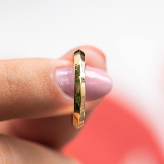 Aliança de Casamento em Ouro 3mm Ícaros - Par 