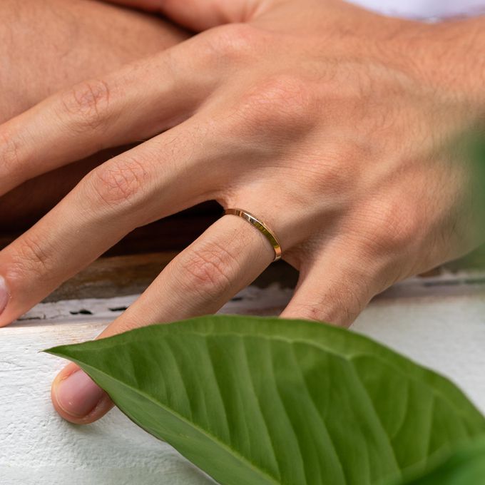 Aliança de Casamento e Noivado Ouro 3mm Ícaros - Unidade