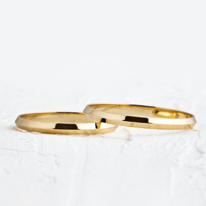 Aliança de Casamento em Ouro 2mm Ícaros - Par