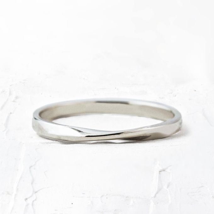Aliança de Namoro Prata esterlina 925 2mm Infinity - Unidade