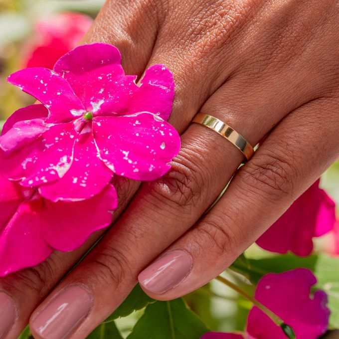 Aliança de Casamento em Ouro 3mm Reta Bahamas - Unidade 