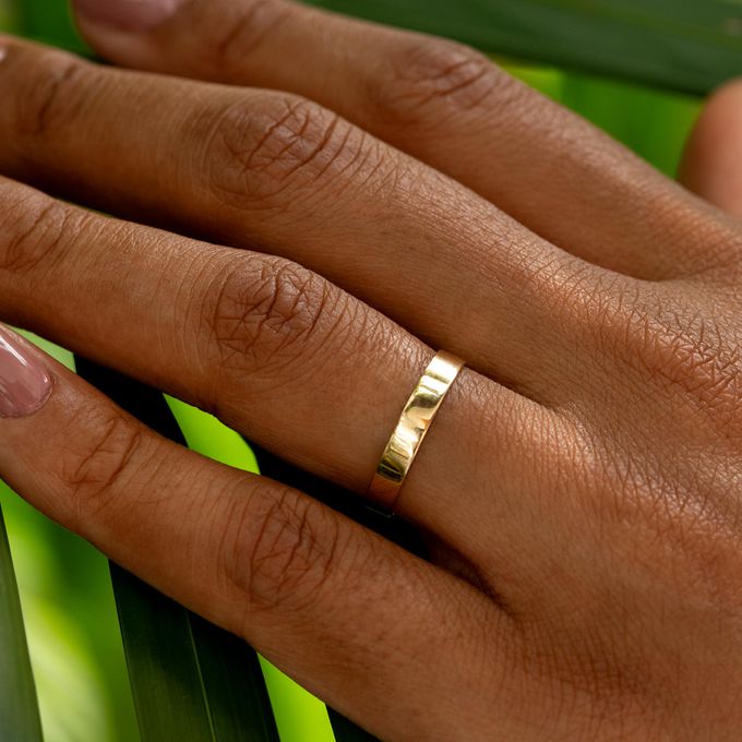 Aliança de Casamento em Ouro 3mm Reta Bahamas - Unidade 