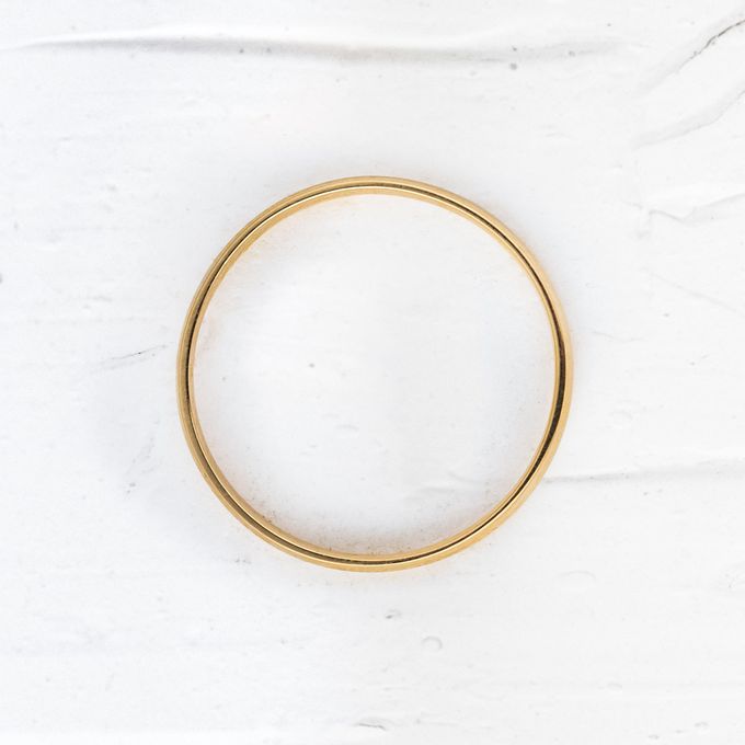 Aliança de Casamento em Ouro 2mm Abaulada Classic - Par