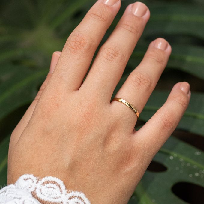 Aliança de Casamento em Ouro 2mm Abaulada Classic - Par