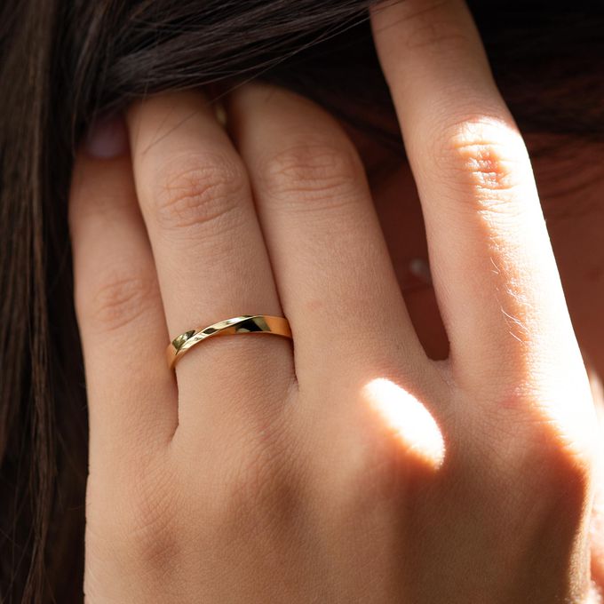 Aliança de Casamento em Ouro 3mm Eternal - Unidade 