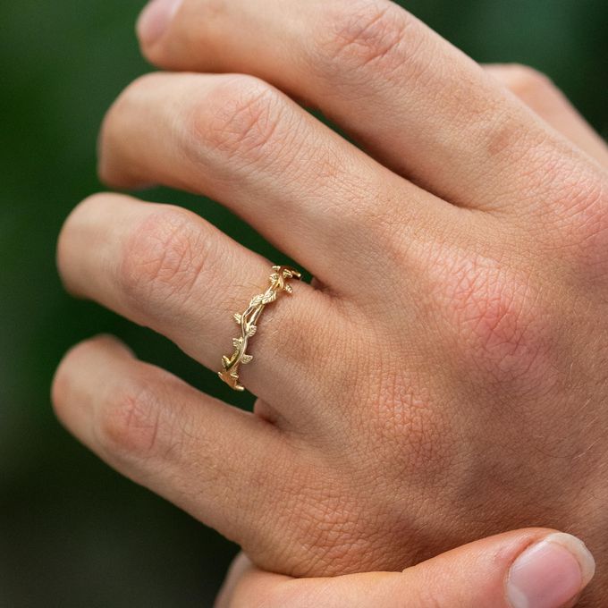 Aliança de Casamento em Ouro Fiore Maggiore - Unidade