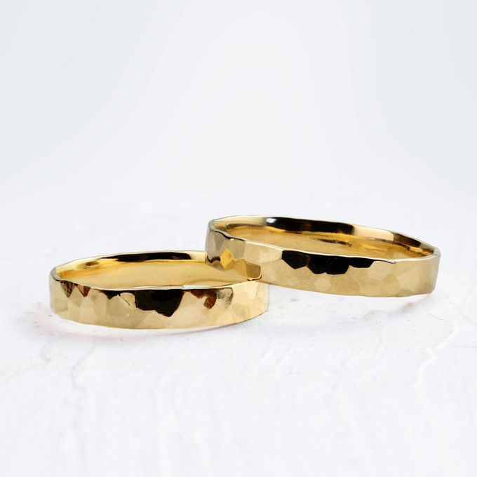 Aliança de Casamento em Ouro 3mm Forggia - Par