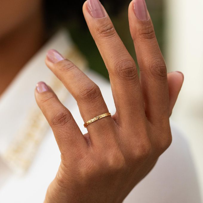Aliança De Casamento Em Ouro 2mm Olimpo - Par