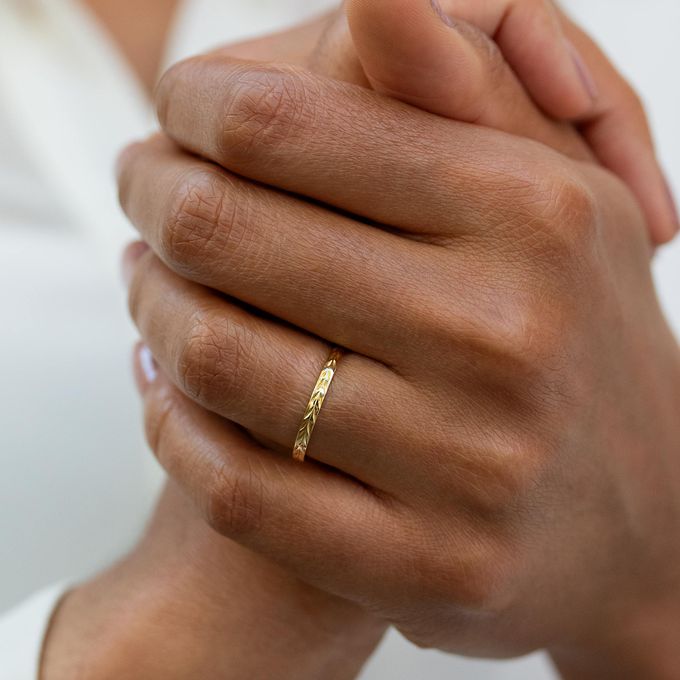 Aliança De Casamento Em Ouro 2mm Olimpo - Par