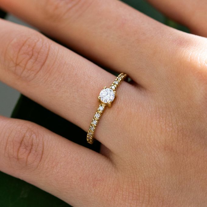 Anel de Noivado Mi Amour