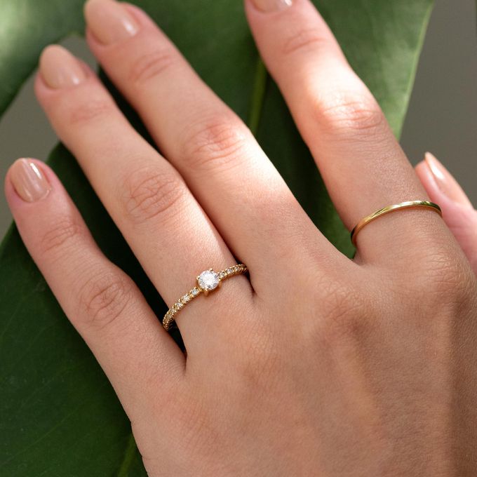 Anel de Noivado Mi Amour