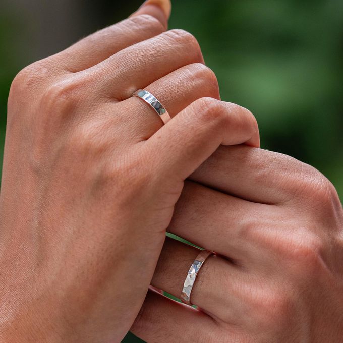 Aliança de Namoro em Prata esterlina 925 3mm Forggia - Par