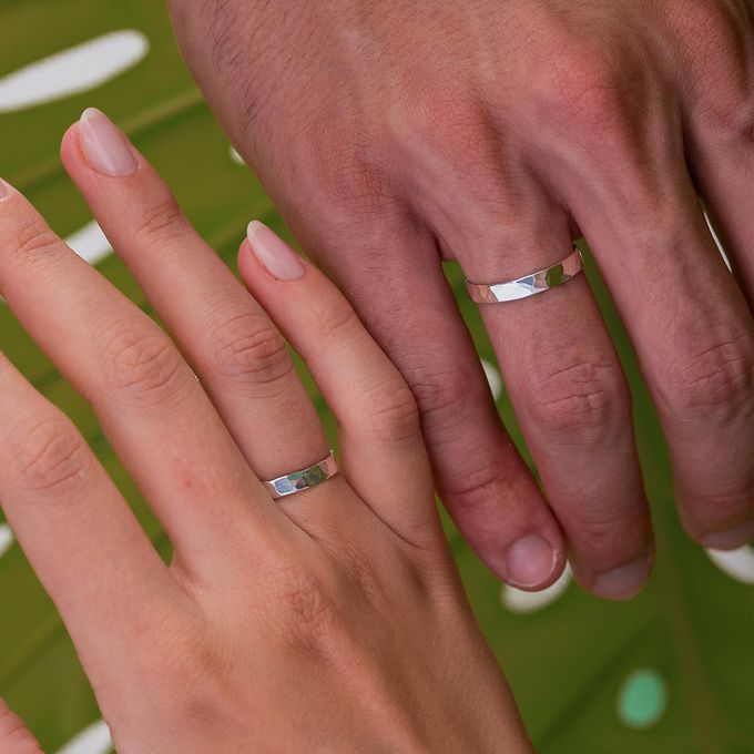 Aliança de Namoro em Prata esterlina 925 3mm Forggia - Par