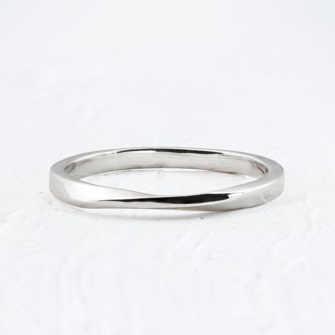 Aliança de Namoro Prata esterlina 925 2mm Infinity - Unidade