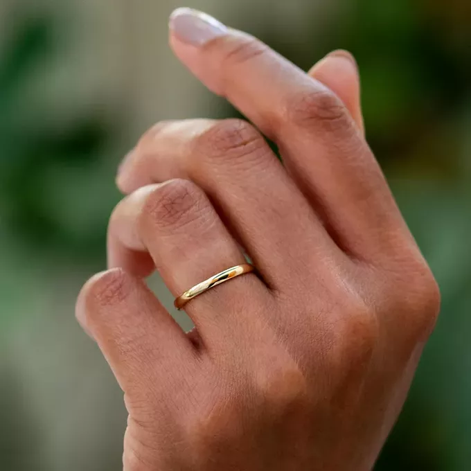 Aliança de Casamento Classic Abaulada 2mm - Unidade (Bazar Rosê)