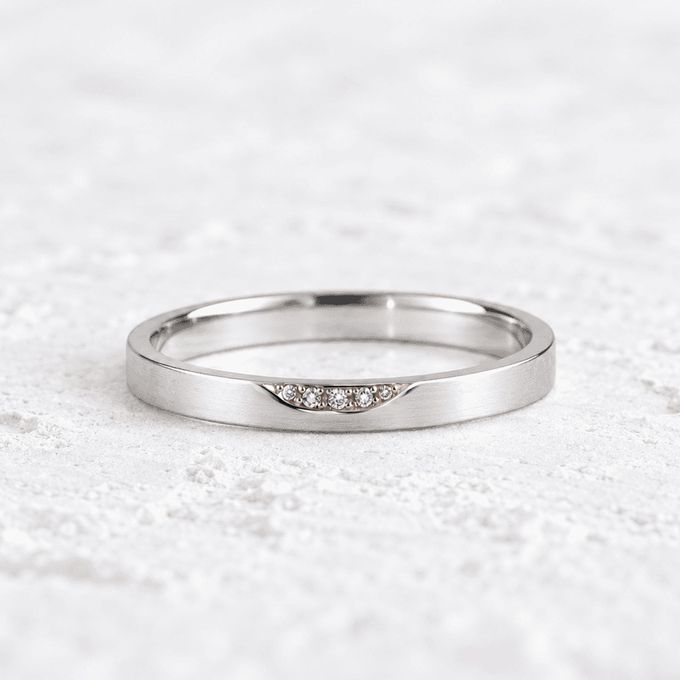 Aliança de Namoro em Prata Esterlina 925 Espirita 3mm - Par (Bazar Rosê)