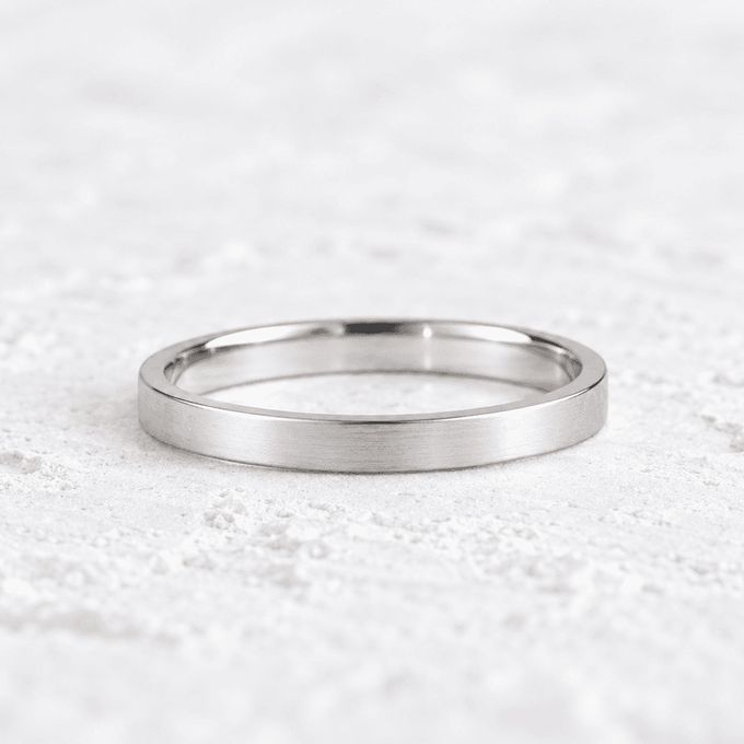 Aliança de Namoro em Prata Esterlina 925 Espirita 3mm - Par (Bazar Rosê)