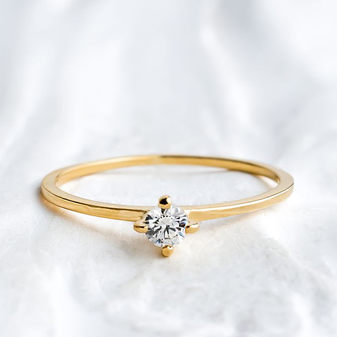 Anel de Noivado Alice