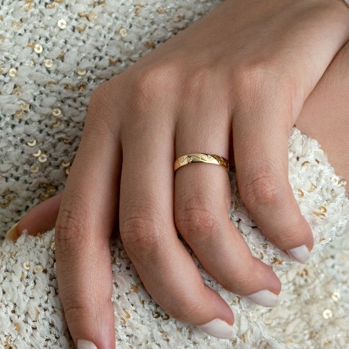 Aliança De Casamento Em Ouro 3mm Alma Ágape - Coleção Alma, Corpo e Mente - Unidade