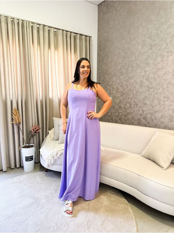 Vestido Abgail Roxo