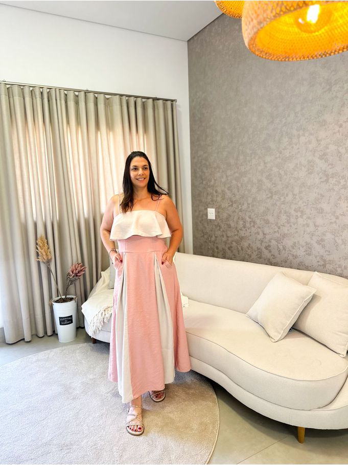 Vestido Clara Rosa
