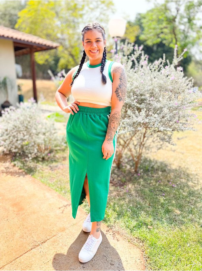Conjunto Carol verde bandeira