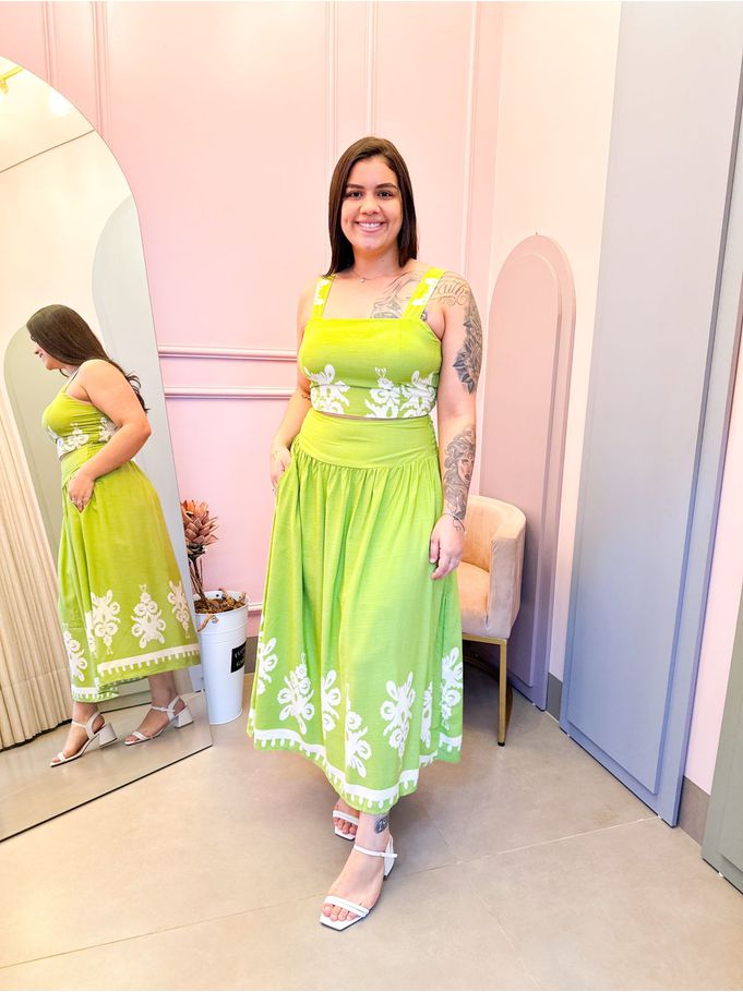 Conjunto Livia verde