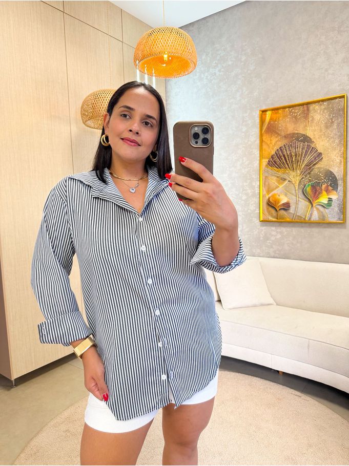 Camisa Listra Preta