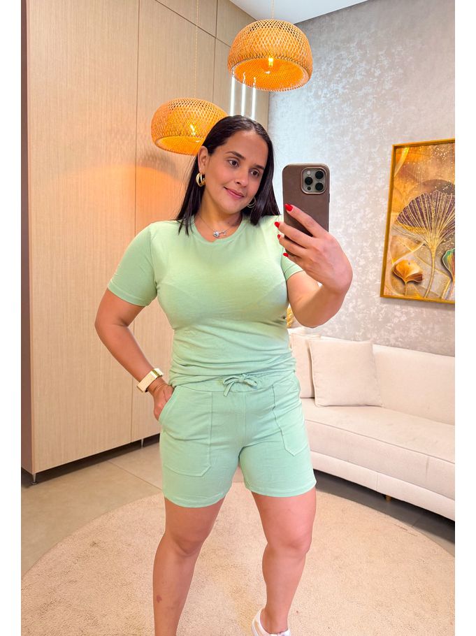 Conjunto Laila Verde Água 