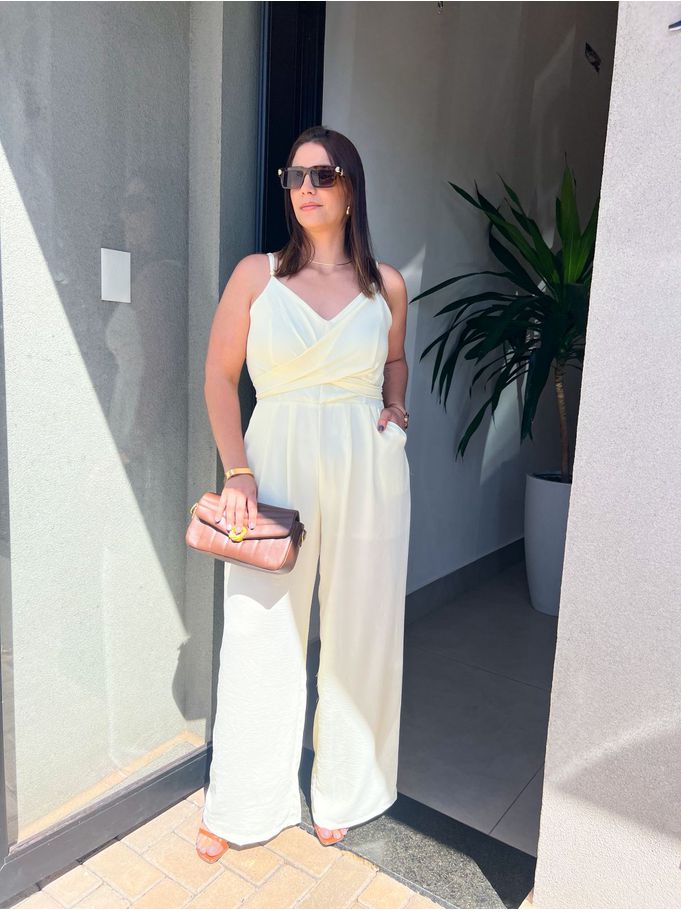 Macacão Márcia Amarelo