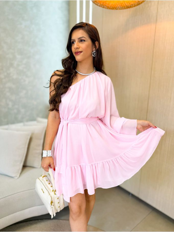 Vestido Luara Rosa bebê