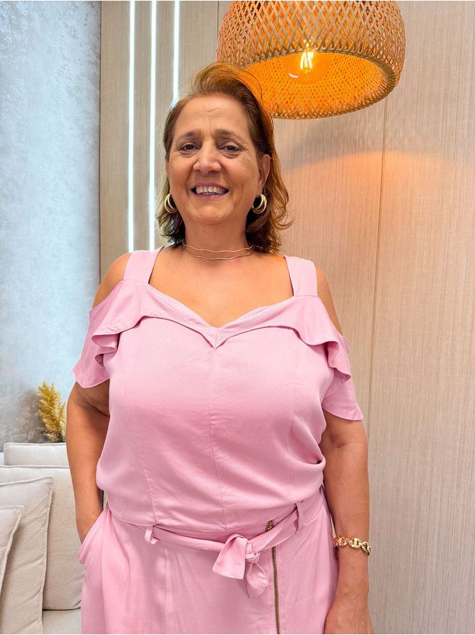 Conjunto Jaine Plus Rose 