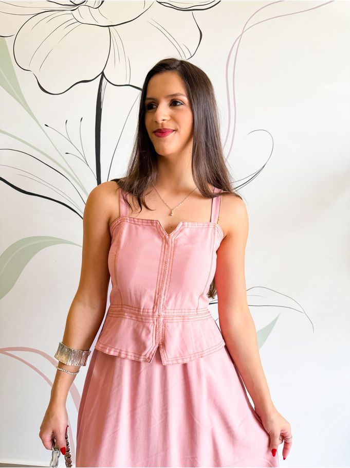 Vestido Letícia Rose