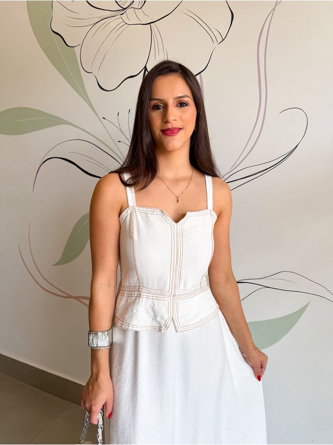 Vestido Letícia Branco