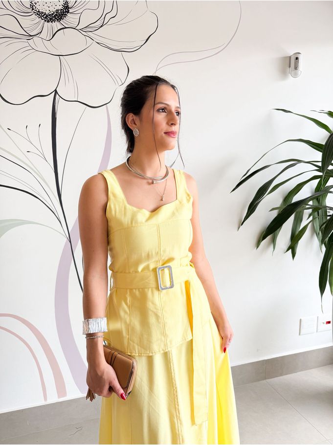 Conjunto Ester Amarelo