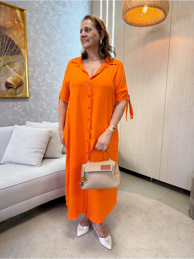 Chemise Aline Laranja