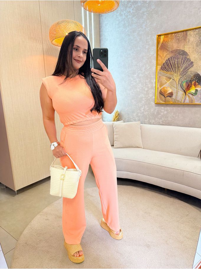 Conjunto Denise Laranja 