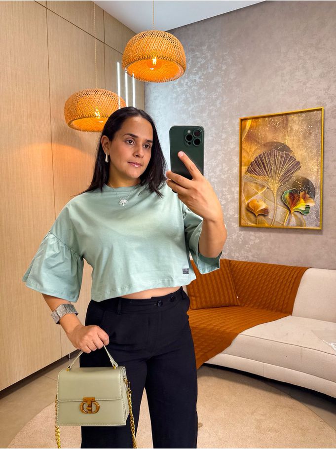 Cropped Hering Verde