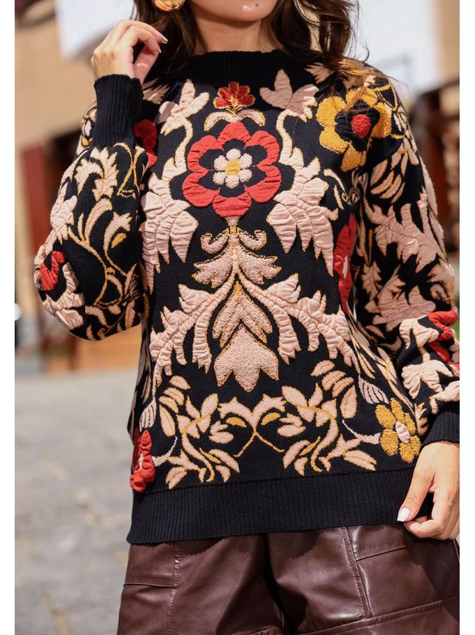 Tricot Premium Joia Preto