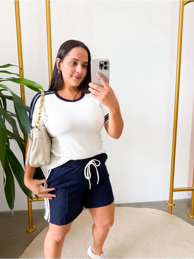 Conjunto Bia Azul Marinho