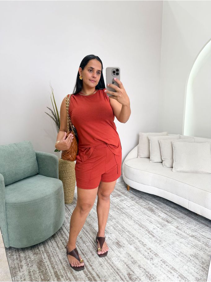 Conjunto Bianca Moletinho Terra Cota