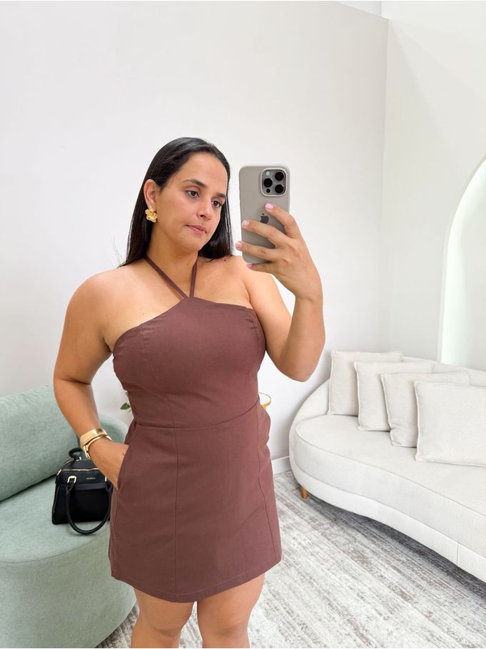 Macaquinho Senna Marrom