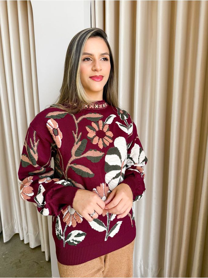 Tricot Premium Rubi Marsala 