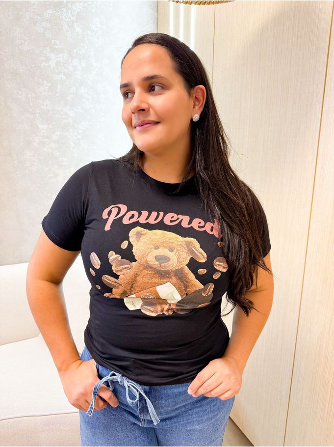 Combo Três Tshrit Nude/Preta/Off 