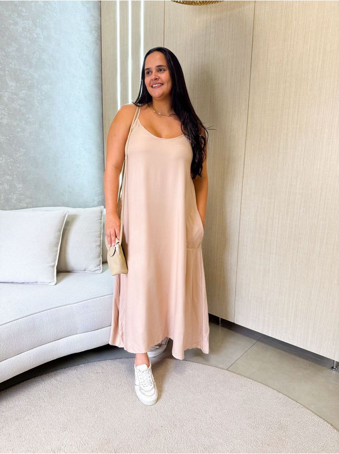 Vestido Márcia Nude