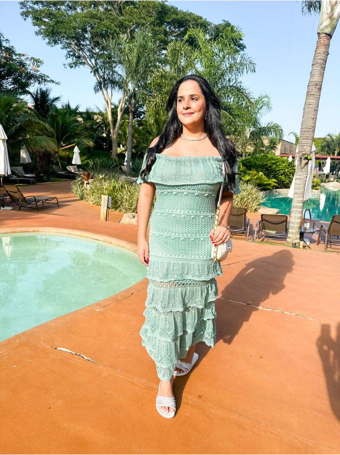 Vestido Manuela Verde menta