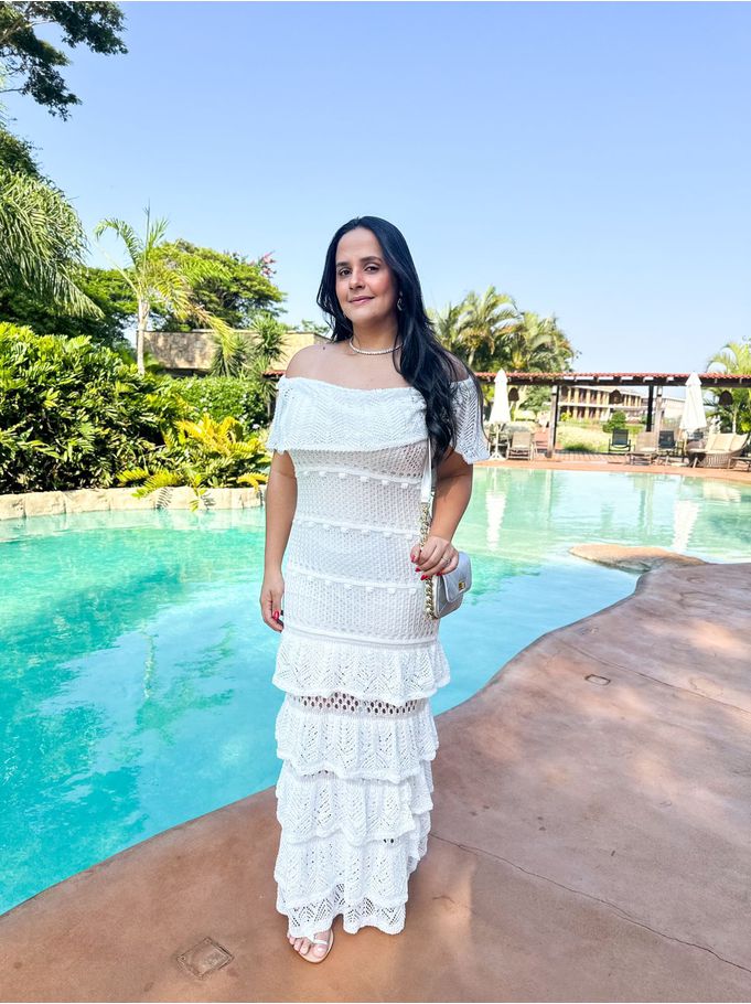 Vestido Manuela Branco