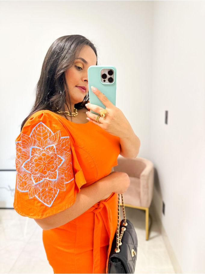 Conjunto Tulipa laranja