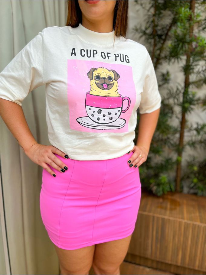 Short Saia Chiclete