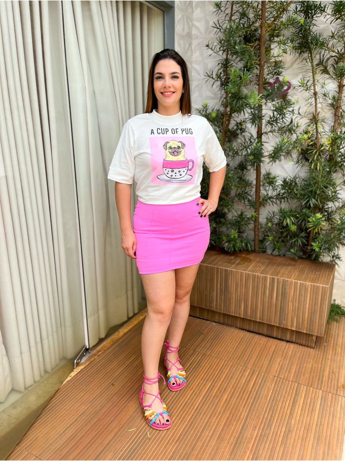 Short Saia Chiclete